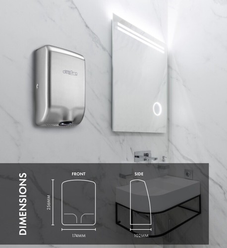 Hand dryer 1kw eco high - hand,
